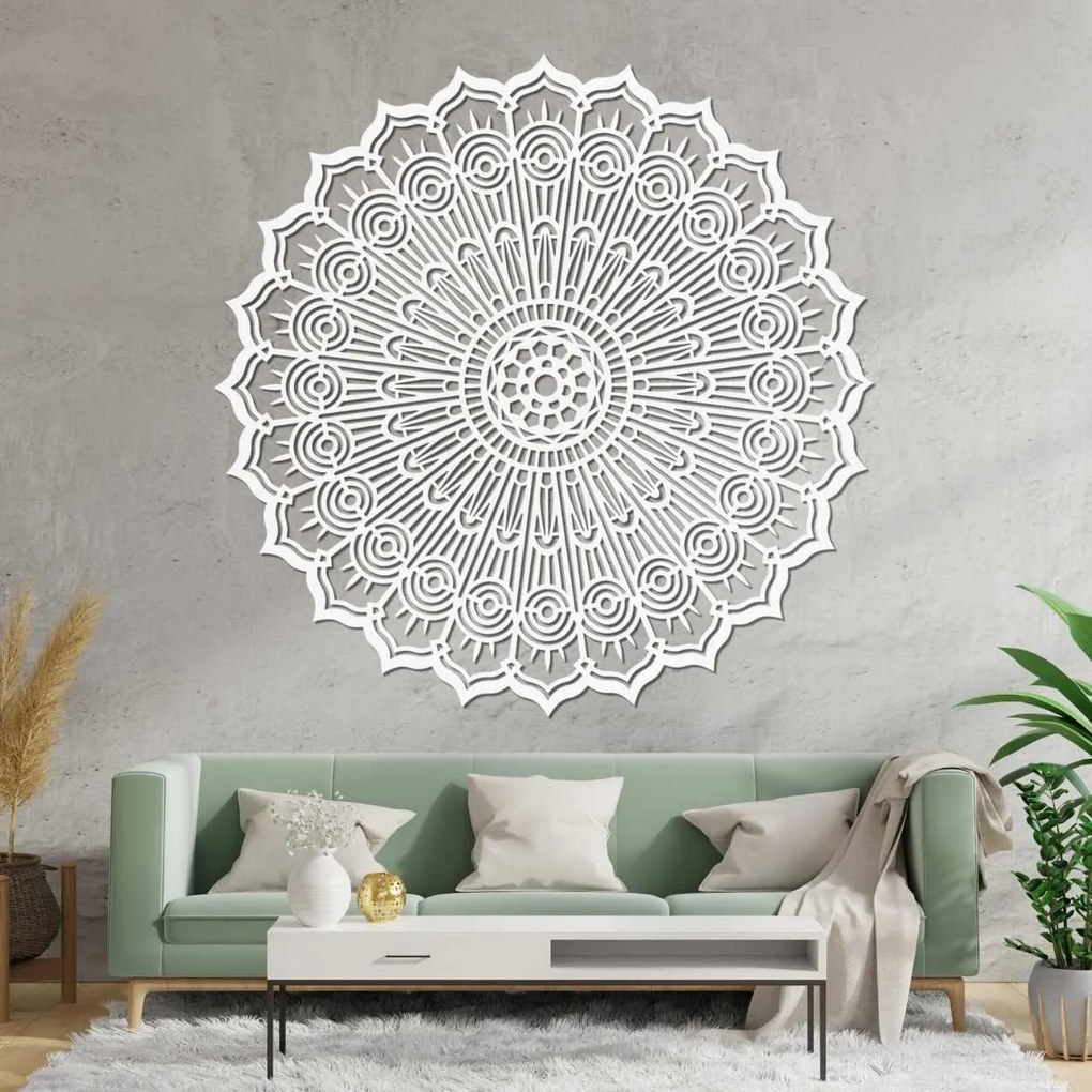 Drevená mandala na stenu | PERKO: HDF - Javor 30 cm 4532-100282 HDF0506
