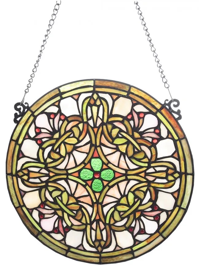 Vitrážový panel ŠTVORLÍSTOK 30 CM