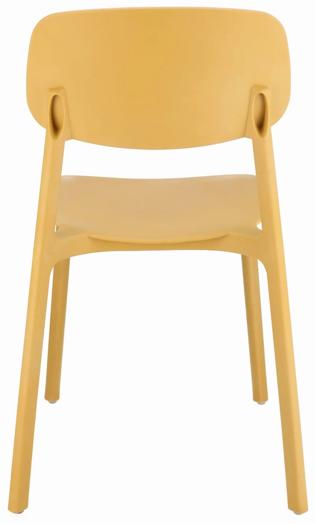 Dekorstudio Plastová stolička LARA horčicová