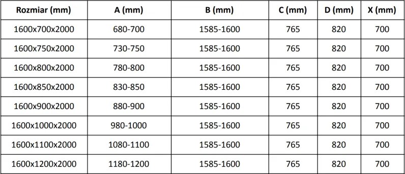 Mexen Velar, sprchový kút s posuvnými dverami 160(dvere) x 85(stena) cm, 8mm číre sklo, chrómový profil, 871-160-085-01-01