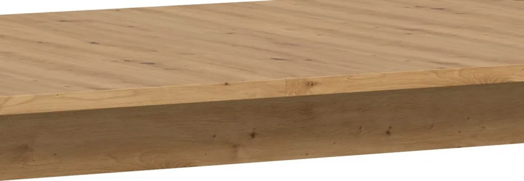 Rozkladací jedálenský stôl Seattle 150x90 cm, dub artisan/antracit