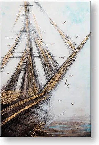 Maľovaný obraz na stenu ABSTRAKT  60x90 cm