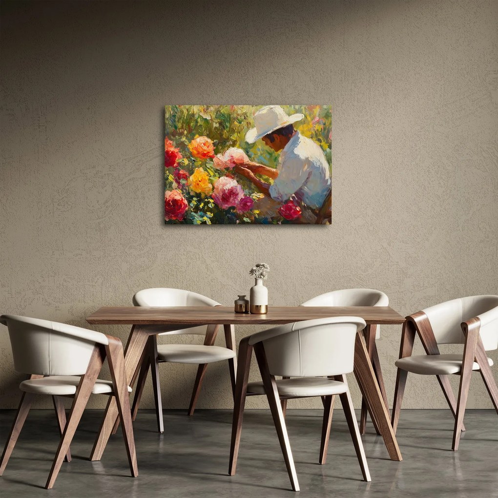 Obraz - Záhradník (70x50 cm)