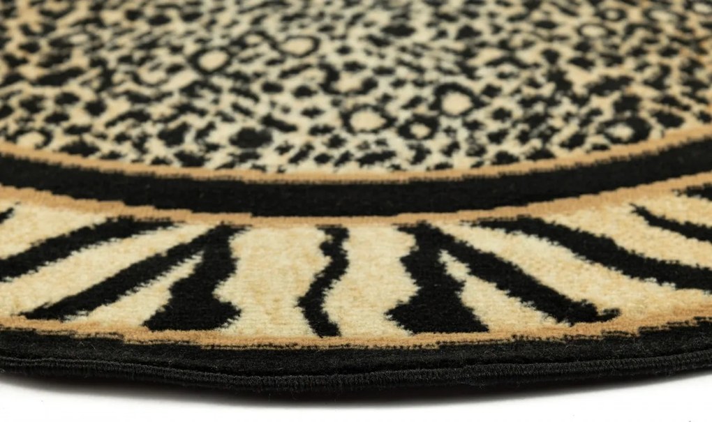 TA Koberec 6600A ČIERNY ATLAS PP OV Rozmer: 160x220 cm