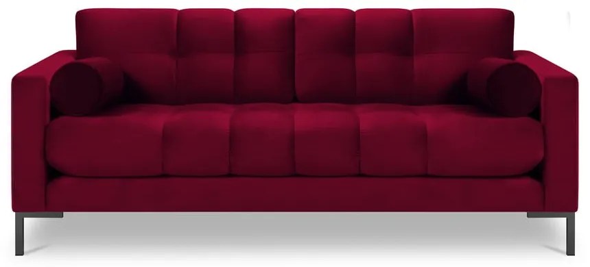 Červená zamatová pohovka Cosmopolitan Design Bali