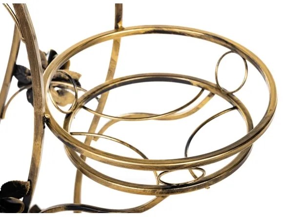 Stojan na kvety 100x70 cm zlatá