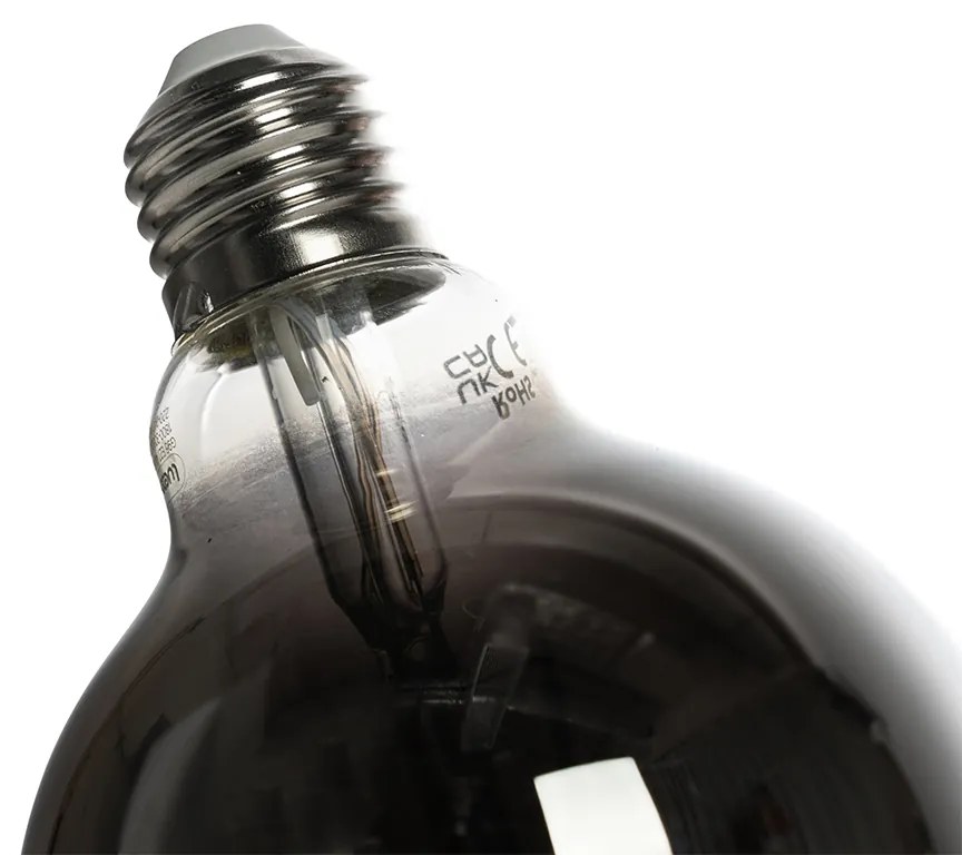 Sada 5 inteligentných LED žiaroviek E27 G95 dymové 4W 60lm 1800-3000K