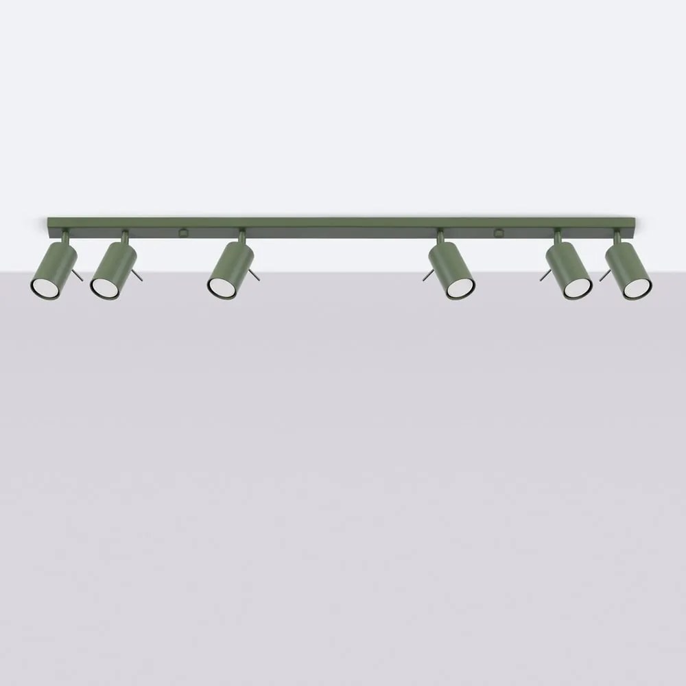 Zelené bodové svietidlo 6x117 cm Etna – Sollux