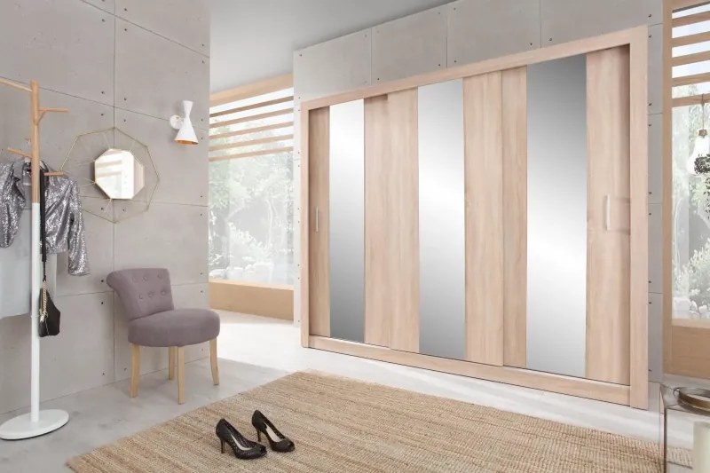 Šatník Duca 250, dub sonoma