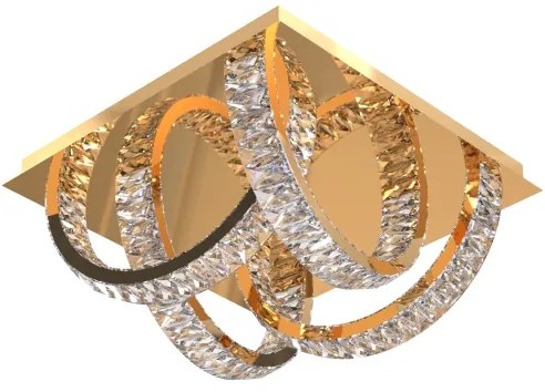 Zuma Line MX3274-4-3GT - LED Stropné svietidlo TULA LED/23,5W/230V zlatá