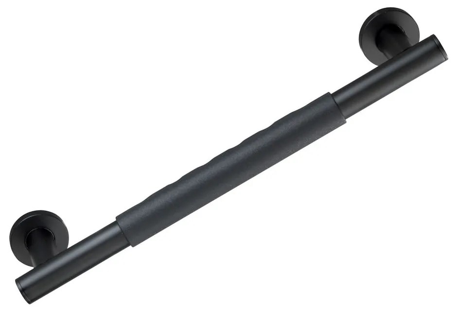 Čierne madlo do sprchy Wenko Secura