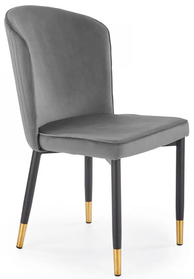 Dizajnová stolička Tiera sivá
