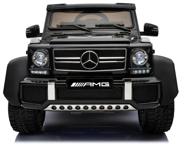 RAMIZ ELEKTRICKÉ AUTÍČKO MERCEDES G63 6x6 LCD - MP4 - ČIERNE - MOTOR - 6 x 45W BATÉRIA - 12V/14Ah - 2023