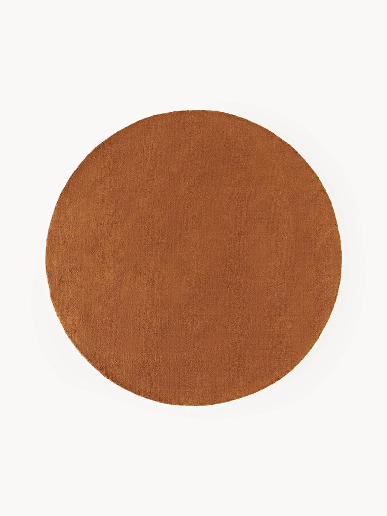 Okrúhly bavlnený koberec Lora