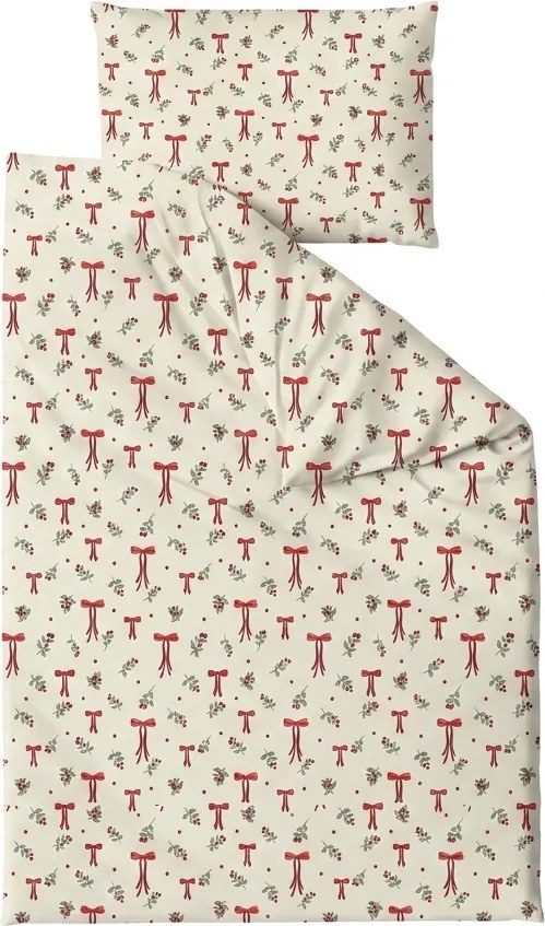 Polybavlnené obliečky HOLLY BOWS POLY farebné Rozmer obliečky: 70 x 90 cm | 140 x 200 cm
