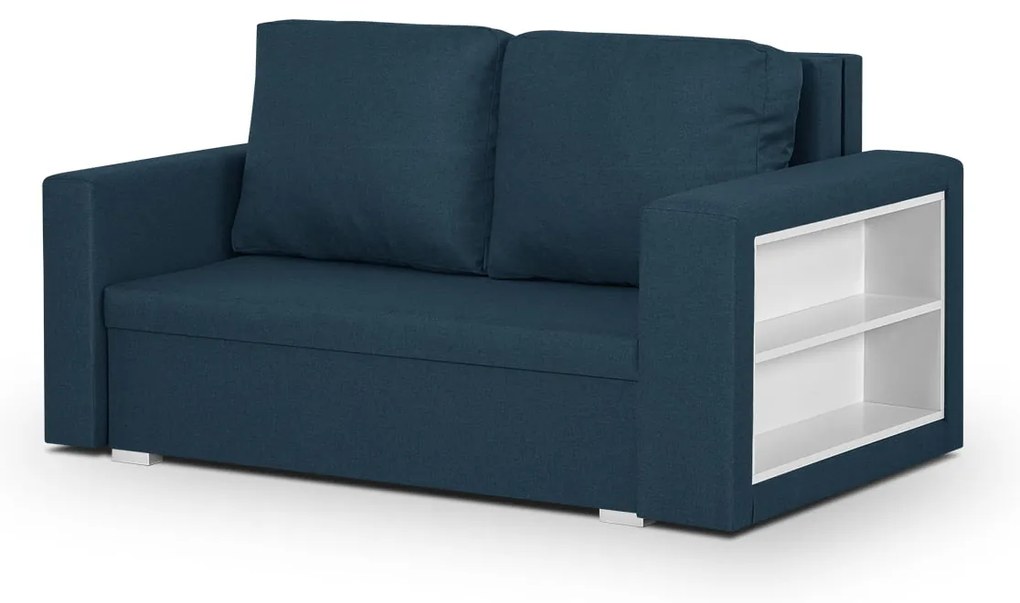 Pohovka pre 2 osoby s funkciou spania DOLAR 1 Námornícka modrá