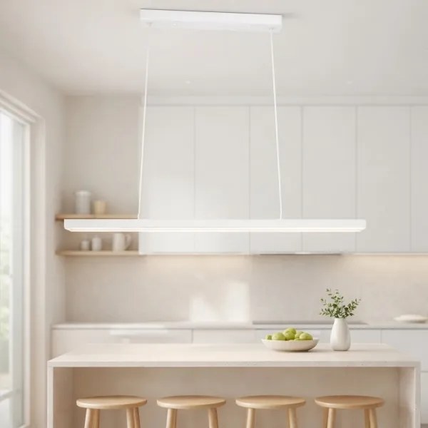Brilagi - LED luster na lanku PAXIS LED/30W/230V 120 cm biely