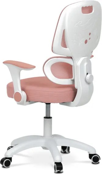 Detská otočná stolička ružová KA-K1063 PINK