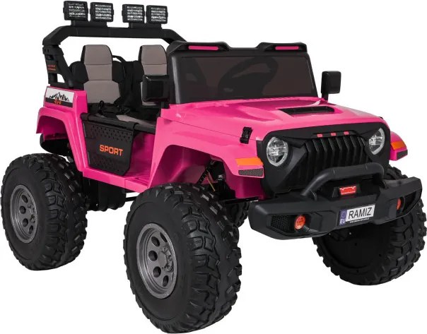 Elektrické autíčko Extreme Sport 4x4 ružové