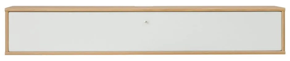TV stolík v dekore duba v bielo-prírodnej farbe 133x22 cm Mistral – Hammel Furniture