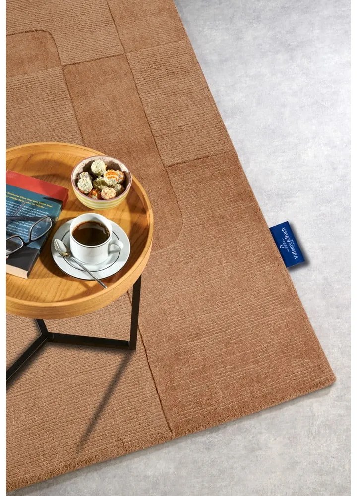 Hnedý ručne tkaný vlnený koberec 160x230 cm Charlotte – Villeroy&amp;Boch