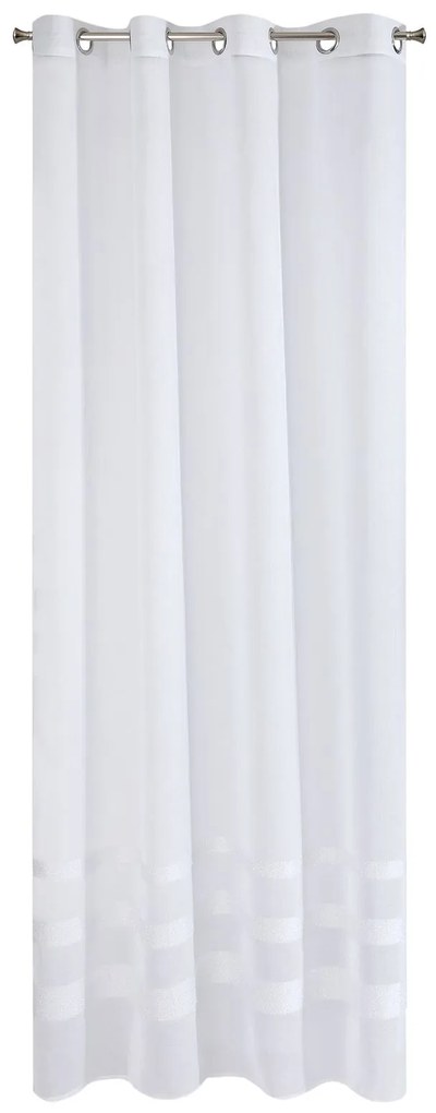 ZÁCLONA AILEEN 140X250 CM BIELA