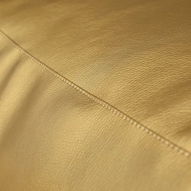 Taburetka Cubo zlatá ekokoža