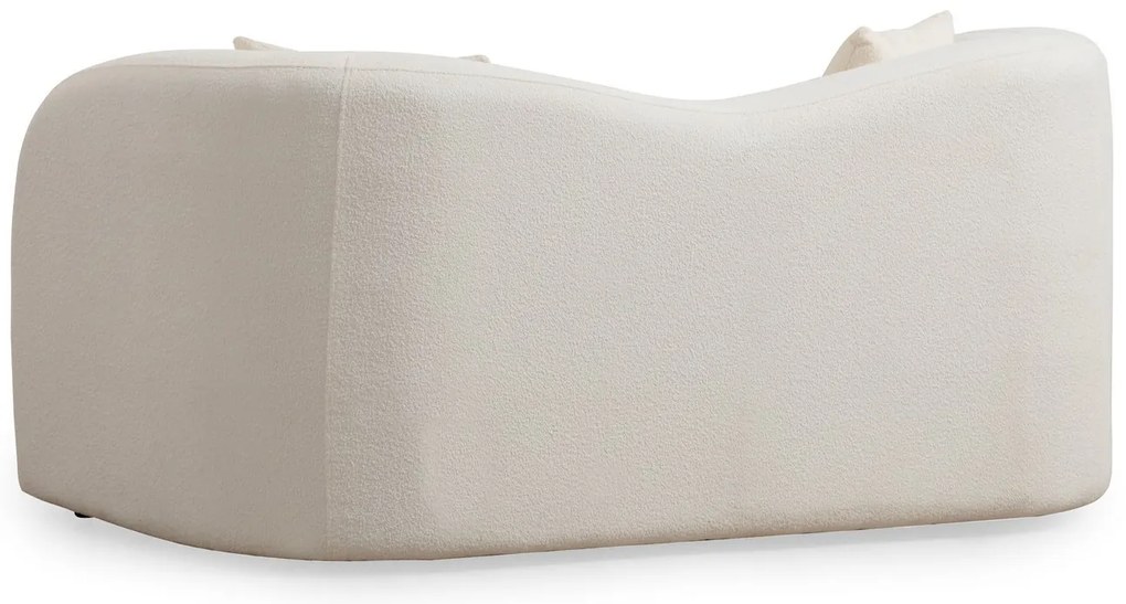 Moderná dvojmiestna pohovka Asos - krémová