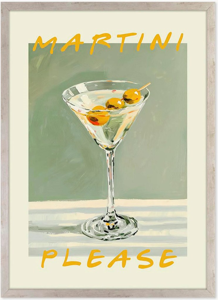 Nástenná dekorácia v ráme Martini Mood