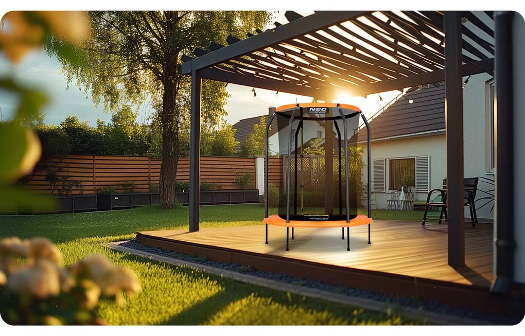 Detská záhradná trampolína 152 cm/5ft Neo-Sport NS-05W240F