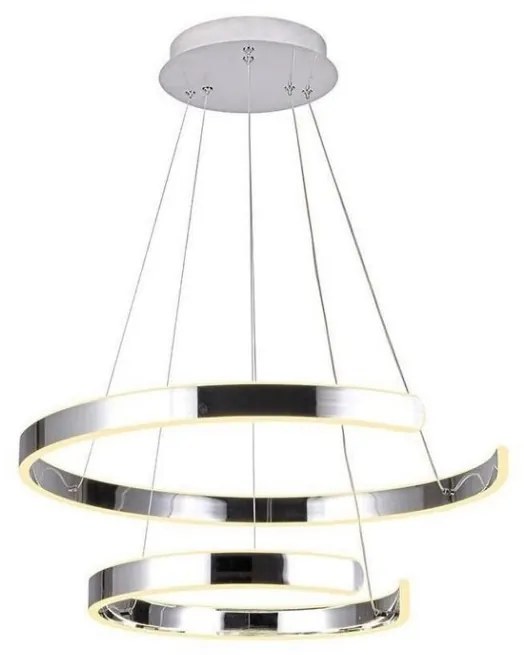 LED Stmievateľný luster na lanku LED/120W/230V 3000-6500K + diaľkové ovládanie