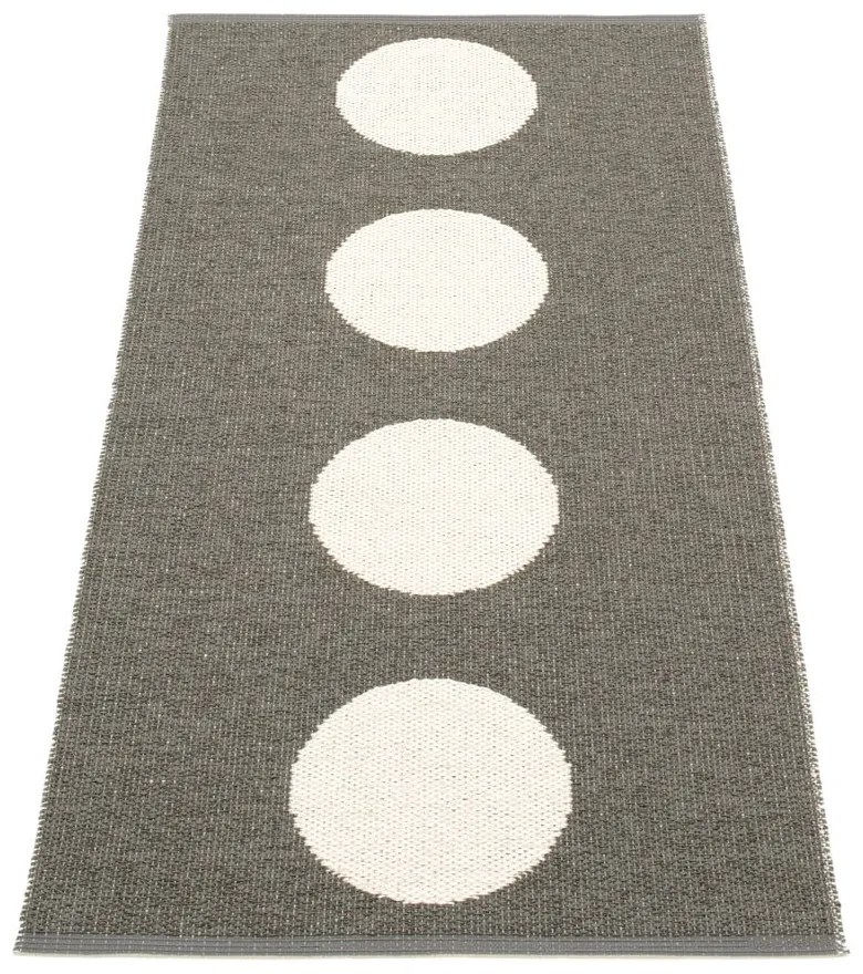 Tmavosivý vnútorný a vonkajší behúň 70x150 cm Vera Charcoal – Pappelina