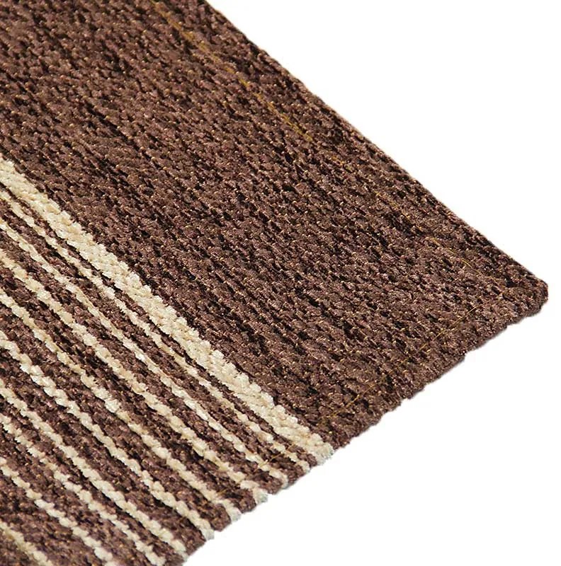 Oriental Weavers, Prateľný behúň Laos 142 / 999X, 55x85, hnedá, chodba / predsieň