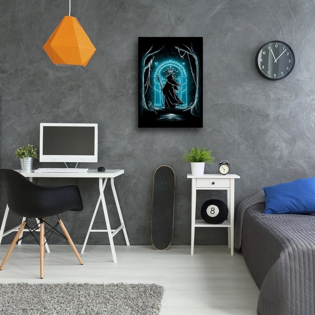 Gario Obraz na plátne Pán prsteňov, čarodejník v lese - DDJVigo Rozmery: 60 x 90 cm