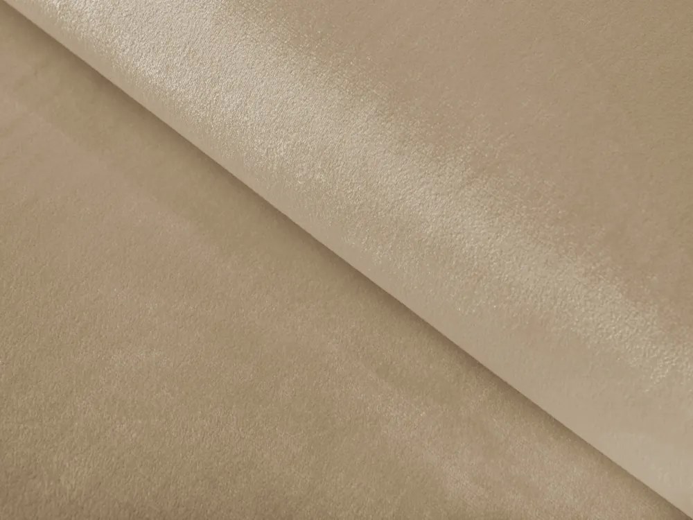 Biante Zamatový záves Velvet Prémium SVP-026 Kávovo béžový 135x210 cm