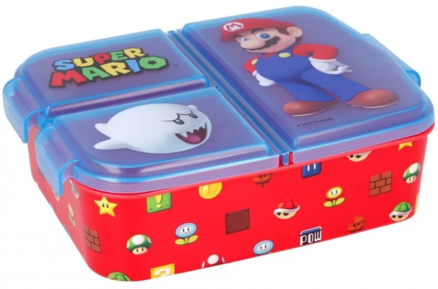 Multibox na desiatu Super Mario s 3 priehradkami