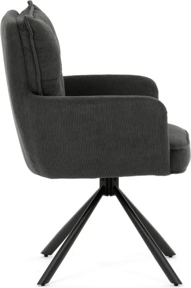 Jedálenská stolička sivá HC-X1128 GREY2
