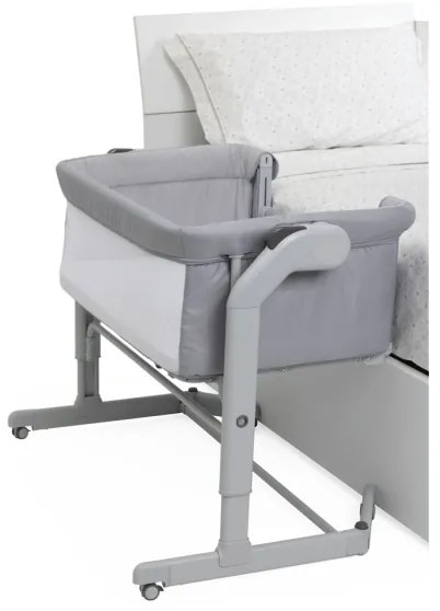 Chicco - Detská postieľka 2v1 NEXT2ME MAGIC EVO svetlošedá