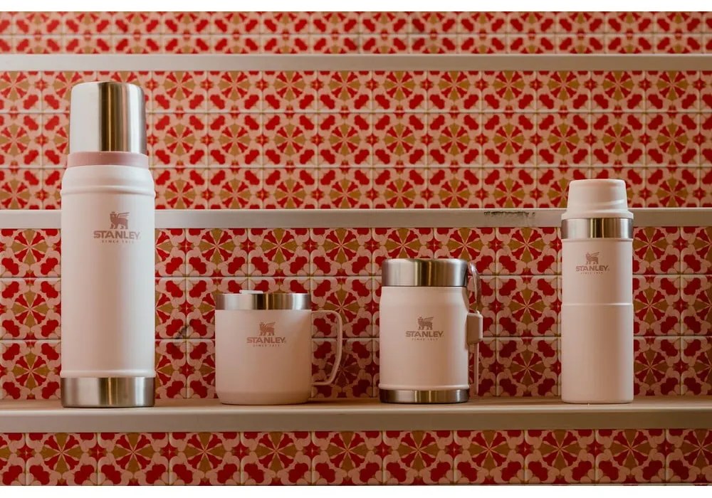 Svetloružový termo hrnček z nehrdzavejúcej ocele 350 ml Stay-Hot Camp Mug Rose Quartz – Stanley