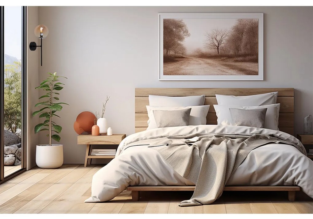 Nástenné svietidlo Paris, 1x medové sklenené tienidlo, B/CH