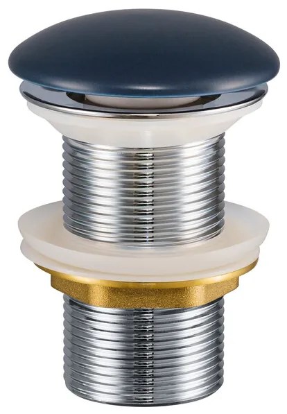 Súprava keramického umývadla na dosku a výpuste Kama 50 cm modrá