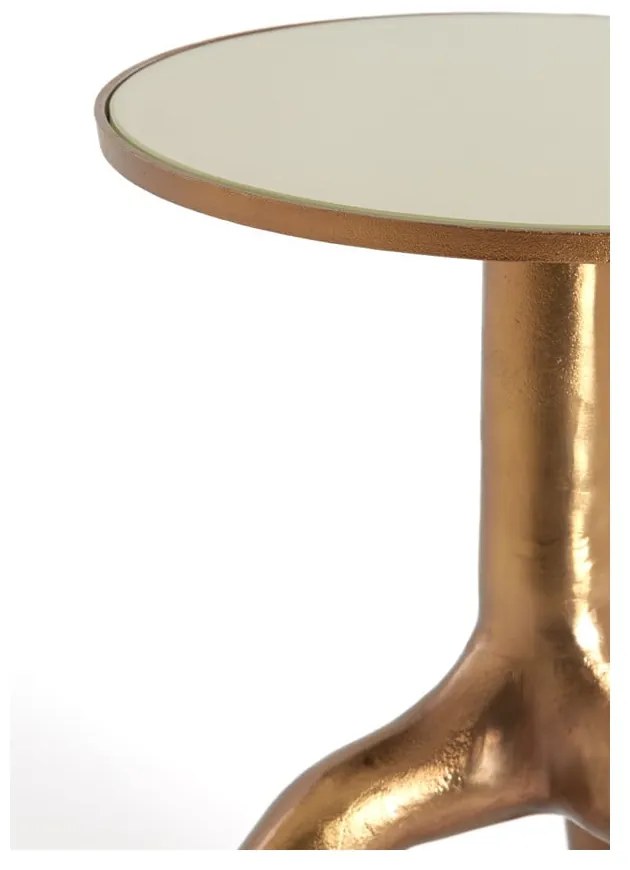 Kovový okrúhly odkladací stolík ø 40,5 cm Mello – Light &amp; Living