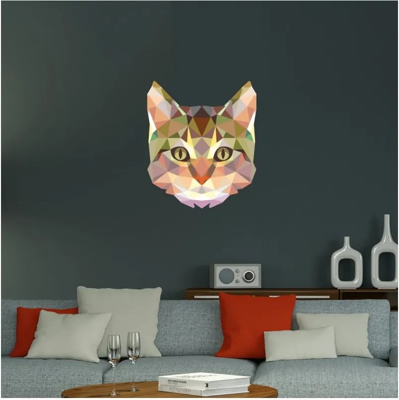 Samolepka Ambiance Origami Cat