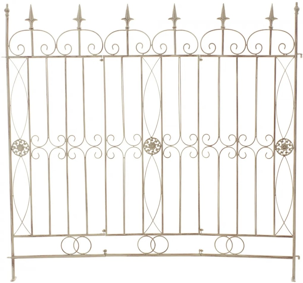 Mriežka na popínavé rastliny Mangold - 115 x 125 cm - Krémová antik