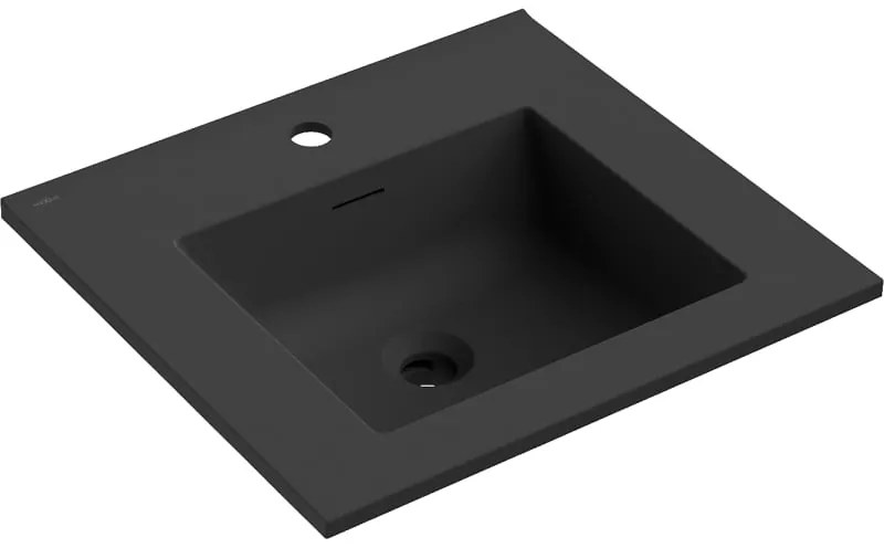 Mexen Otis, umývadlo na zapustenie 51 x 46,5 cm, čierna matná, 25185071