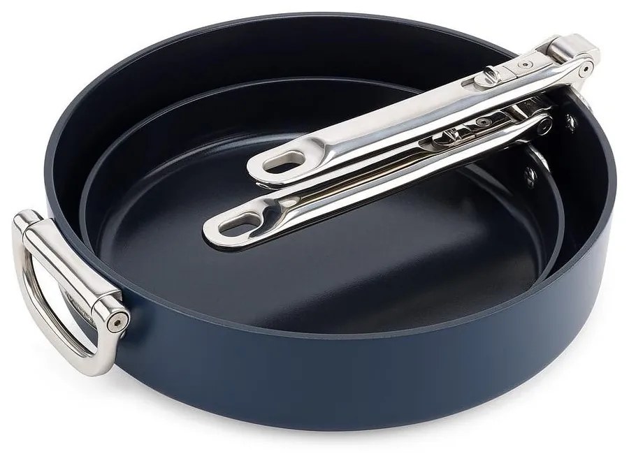 Panvice v súprave 2 ks s keramickým povrchom Space – Joseph Joseph