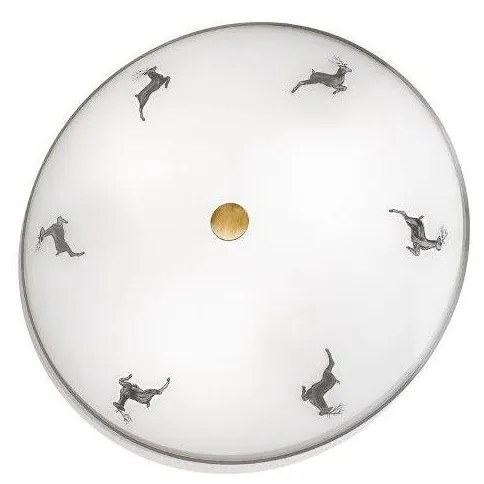 Kolarz 731.U13.4.133- Stropné svietidlo NONNA 3xE27/60W/230V pr. 42 cm šedá/mosadz