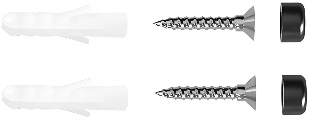 Kúpeľňový vešiak na uteráky CETRI čierny