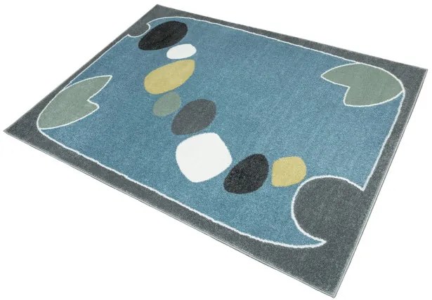 Detský koberec LIMA M043A krémový / svetlosivý