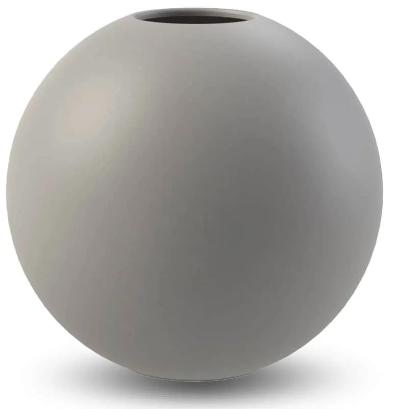 COOEE Design Guľatá váza Ball Grey 10 cm
